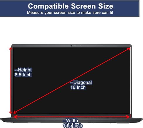 Tempered Glass Screen Protector Compatible with 2024 Lenovo Yoga Pro 9i Gen 9 16 Inch and 2023 Lenovo Slim Pro 9i 16″ Gen 8 16 Inch Laptop Screen Protector Bubble Free,Anti Scratch Ultra-Clear in Saudi Arabia