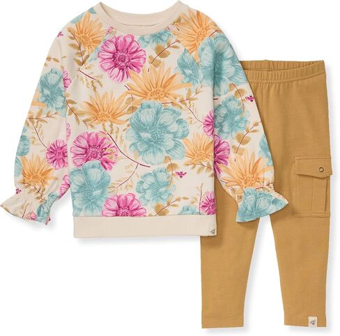 Burt's Bees Baby baby-girls Top and Pant Set in Saudi Arabia