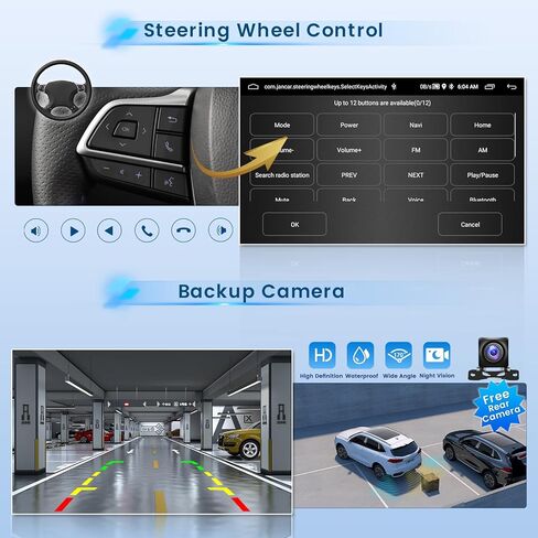 2+64G Android 13 CarPlay Car Stereo Radio for Toyota Yaris 2006-2011, 9'' HD Touch Screen Compatible with Android Auto, AHD Backup Camera, Mirror Link, GPS, WiFi, FM RDS in Saudi Arabia