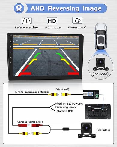 راديو Roinvou 2+64G Android 9 بوصة يعمل باللمس لسيارة Ford Mustang 2015-2020 مع CarPlay اللاسلكي Android Auto WiFi Bluetooth GPS Navigation FM RDS Radio Backup Camera in Saudi Arabia