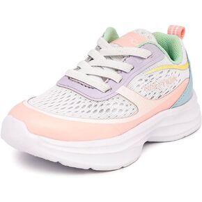 Nautica Kids Lace-up Sneakers for Boys and Girls - Jelly Sole Walking Shoes, Athletic Running Shoes with Chunky Cushion Heel Technology (Little Kid/Big Kid)