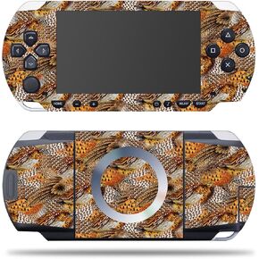MightySkins Skin Compatible with Sony PSP – Pheasant Feathers | Protective, Durable, and Unique Vinyl Decal wrap Cover | Easy to Apply, Remove, and Change Styles | Made in The USA