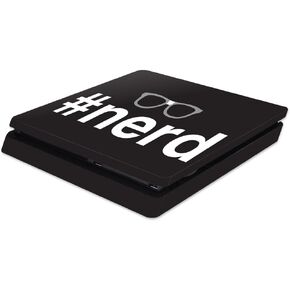 MightySkins Skin Compatible with Sony Playstation 4 Slim PS4 – Nerd | Protective, Durable, and Unique Vinyl Decal wrap Cover | Easy to Apply, Remove, and Change Styles | Made in The USA