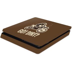 MightySkins Skin Compatible with Sony Playstation 4 Slim PS4 – Got Dirt | Protective, Durable, and Unique Vinyl Decal wrap Cover | Easy to Apply, Remove, and Change Styles | Made in The USA