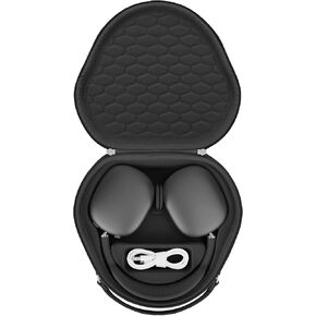 Smart Case for Apple AirPods Max Wireless Over-Ear Headphones, Hard Protective Case with Sleep Mode, Airpods Max Case, Extra Space fits Cable, Charger, Purple