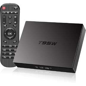Android Box Intelligent Controller T95W 11.0 4GB 32GB TV Box Support 4K Dual-WiFi 2.4G/5.0G Android TV Box S905W2 Chipset with HDR10 BT4.0 USB 2.0/3.0 3D Ethernet Smart Box