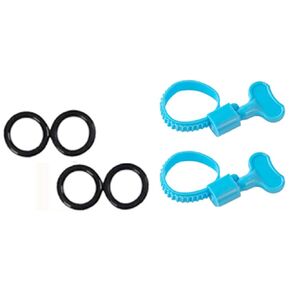 High Chair Foot Rest Accessories, Universal Non-Slip Elastic Retainer Highchair Footrest Adjustable Baby High Chair Accessories with 4 Rubber Rings, Footrest Compatible with IKEA Antilop High Chair