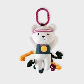 Goldbug Allyson Felix Attachable Car Seat & Stroller Baby Toy - Bear