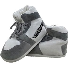 High Top Sneaker Slippers Unisex One-Size Ultra Comfy and Cozy House Fluffy Jordan Like Slippers for Men and Women