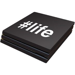 MightySkins Skin Compatible with Sony Playstation 4 Pro PS4 – Life | Protective, Durable, and Unique Vinyl Decal wrap Cover | Easy to Apply, Remove, and Change Styles | Made in The USA