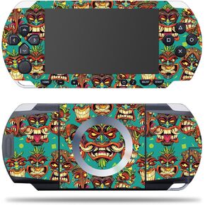 MightySkins Skin Compatible with Sony PSP – Crazy Tikis | Protective, Durable, and Unique Vinyl Decal wrap Cover | Easy to Apply, Remove, and Change Styles | Made in The USA