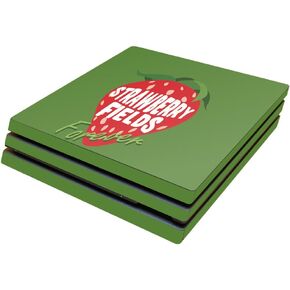 MightySkins Skin Compatible with Sony Playstation 4 Pro PS4 – Strawberry Fields Forever | Protective, Durable, and Unique Vinyl wrap Cover | Easy to Apply, Remove, and Change Styles | Made in The USA