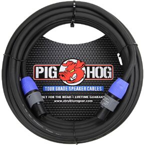 Pig Hog PHSC100SPK High Performance 14 Gauge 9.2mm speakON Speaker Cable, 100 Feet,Black in Kuwait