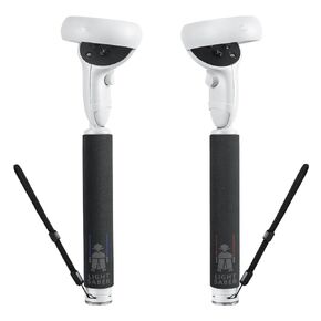 Hibloks 3 in 1 Handle Attachments Fit for Oculus Quest 3 Controller,VR Gorilla Tag Long Arms Grips for Meta Quest 3 Accessories,Beat Saber/Baseball/Golf Club,Enhance More Gaming Experiences