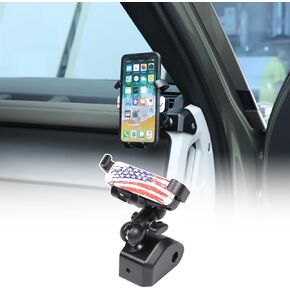 Alumium Alloy Dashboard Side Mobile Phone Holder Trim Compatible with Land Rover Defender 90 110 130 2020-2024 Car Central Control Car Phone Mount (Style C, Right)