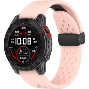 Fit for Garmin Epix Pro 47mm Bands, Forerunner 965 955 945 Silicone Replacement Watch Bands Wristbands Bracelet Straps for Garmin Fenix 7/6/5/EPIX gen 2/instinct 2/Approach S62