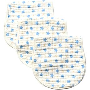 Love Art Lux Baby ﻿Essentials for Newborn - Burp Cloths for Baby Boys and Girls, 6 Layer Ultra Absorbent Cotton, Baby Muslin Cloths, Bibs for Newborn, Burping Rags. Gift for New Moms and Parents