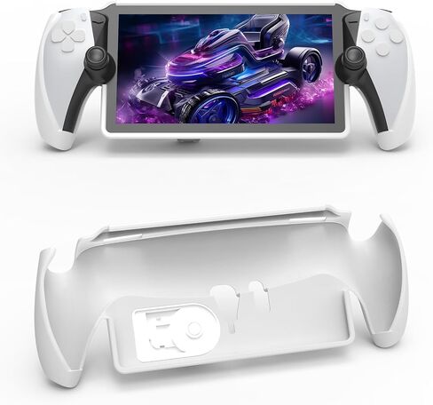 حافظة TPU متوافقة مع بوابة Playstation، حافظة واقية مضادة للانزلاق/الاصطدام ومضادة للخدش من مادة TPU مع مسند قابل للتعديل لبوابة PS (أبيض) in Saudi Arabia