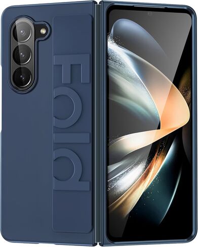 حافظة Migexxkj لهاتف Samsung Galaxy Z Fold 6 مع حزام أسود، غطاء صلب مقاوم للصدمات من البولي كربونات الصلب غير اللامع، حافظة هاتف رفيعة لهاتف Samsung Galaxy Z Fold 6 5G 2024 (شفاف) in Kuwait