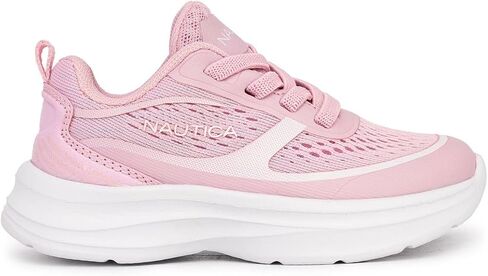 أحذية رياضية برباط من Nautica Kids للأولاد والبنات - أحذية مشي بنعل جيلي، أحذية جري رياضية مع تقنية كعب مبطن مكتنز (للأطفال الصغار/الأطفال الكبار) in Saudi Arabia