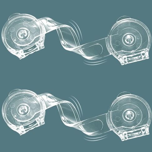 5 قطع أقفال أمان للأطفال، قفل أمان للأطفال، قفل باب خزانة أمان الأطفال الشفاف لخزانة الثلاجة، أدراج المرحاض، سهل التركيب ولا حاجة لأي أدوات in Kuwait