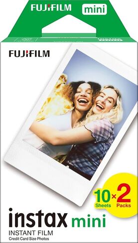 حزمة مزدوجة من فيلم Fujifilm INSTAX Mini Instant Film (أبيض) - الإصدار العالمي in Kuwait