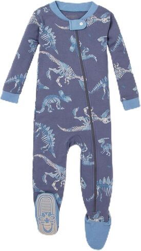 Burt's Bees Baby Baby Boys Sleepers, 100% Organic Cotton, One-piece PJs, Diagonal Zip Up Jumpsuit, Snug Fit Pajamas with Snap Tab in sizes 12, 18, and 24 Months in Saudi Arabia