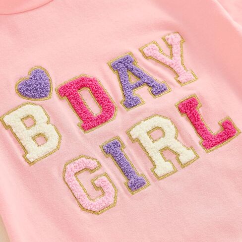 Kayotuas 1st Birthday Outfit Girl,First Birthday Outfit Boy,Baby Tshirt Bubble Romper Cute Embroidery Short Sleeve Bodysuit in Saudi Arabia
