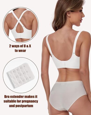 Nursing Bras for Breastfeeding and Pumping Maternity Nursing & Maternity Bras Seamless Wireless Padded Nursing Bra in Saudi Arabia