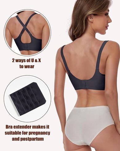 Nursing Bras for Breastfeeding and Pumping Maternity Nursing & Maternity Bras Seamless Wireless Padded Nursing Bra in Kuwait