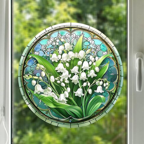 3 Styles Flower Window Stickers,Rose Plum Lotus Floral Grass Window Decals Glass Window Doors Window Stickers Gifts for Mom Teachers (CHA008) in Saudi Arabia