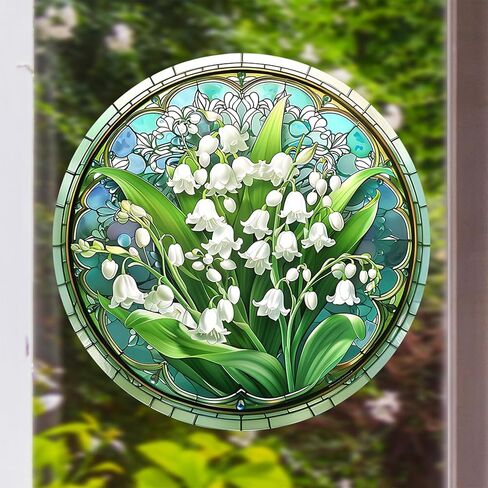 3 Styles Flower Window Stickers,Rose Plum Lotus Floral Grass Window Decals Glass Window Doors Window Stickers Gifts for Mom Teachers (CHA008) in Saudi Arabia