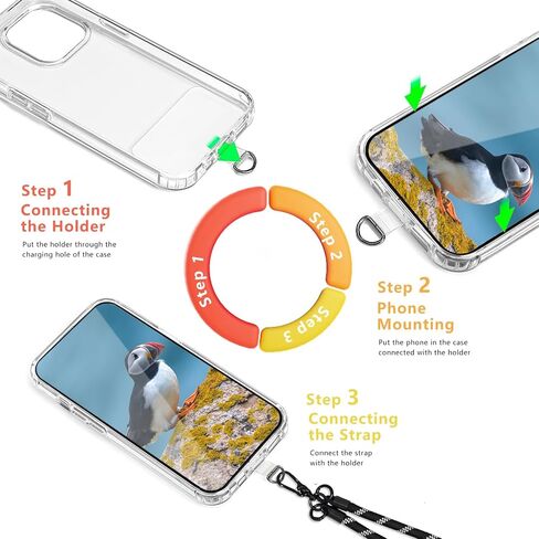 حبل عالمي للهاتف الخلوي، حزام حبل للمعصم، حزام رقبة قابل للتعديل لهاتف iPhone/Samsung/حقيبة اليد/الحقيبة/المحفظة/المفاتيح، عبوتان - قوس قزح in Saudi Arabia