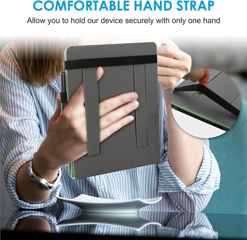Universal Case for 10.2-inch Introducing Scribe 1st Generation 2022 Release / 10.3-inch Kobo Elipsa eReader 2021 Release Foldable Cover with Vertical Flip Stand Pen Holder - Green in Saudi Arabia