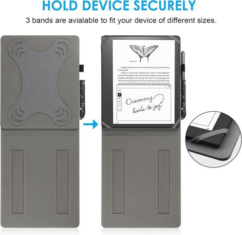 Universal Case for 10.2-inch Introducing Scribe 1st Generation 2022 Release / 10.3-inch Kobo Elipsa eReader 2021 Release Foldable Cover with Vertical Flip Stand Pen Holder - Green in Saudi Arabia