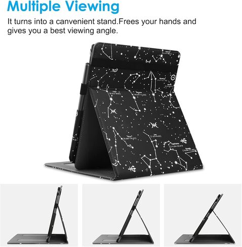 Universal Case for 10.2-inch Introducing Scribe 1st Generation 2022 Release / 10.3-inch Kobo Elipsa eReader 2021 Release Foldable Cover with Vertical Flip Stand Pen Holder - Green in Saudi Arabia