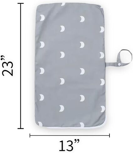 Hoky's Hut - Baby Changing Pad & Wet Bag Set, Portable Diaper Changing Pad & Mini Gender Neutral Diaper Bag, Lightweight Changing Pad for Baby Boys & Baby Girls (Floral Print Changing Pad Only) in Saudi Arabia