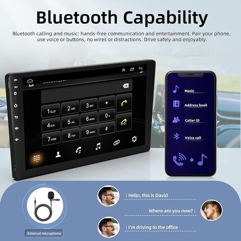 Android Car Stereo for Honda Accord 8th 2008 2009 2010 2011 2012 with GPS Navigation,podofo 10.1 Inch Touch Screen Android Car Radio Support Mirror Link Bluetooth WiFi FM/RDS+Backup Camera in Saudi Arabia