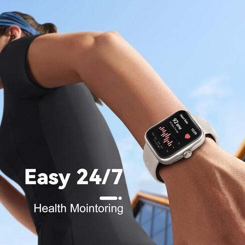 Choiz Smartwatch with Built-in GPS & Alexa - 1.78'' AMOLED HD Display - Running Watch - Fitness & Sleep Tracker - 60+ Sports Modes - 24/7 Heart Rate Monitor - Waterproof Smartwatch for Men/Women in Saudi Arabia