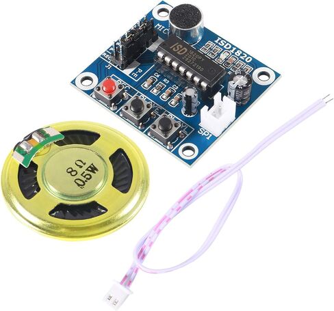 AITRIP 5 pcs ISD1820 Sound Voice Recording Playback Module Sound Recorder Board with Microphone Audio Loudspeaker in Saudi Arabia