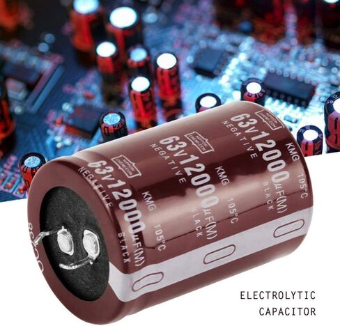 2PCS 12000uF 63V Capacitor Audio,Audio Electrolytic Capacitor for Blocking, Coupling, Bypass, Filtering Capacitor Car Audio HIFI in Saudi Arabia