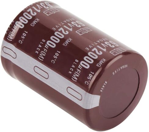 2PCS 12000uF 63V Capacitor Audio,Audio Electrolytic Capacitor for Blocking, Coupling, Bypass, Filtering Capacitor Car Audio HIFI in Saudi Arabia
