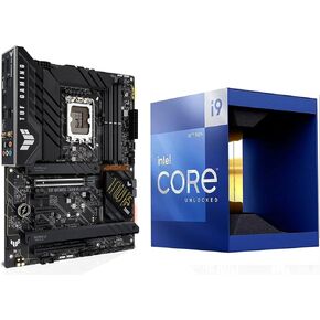 ASUS TUF GAMING Z690-PLUS WIFI Motherboard - 90MB1AW0-MVAAY0, PCIe 5.0, DDR5 memory, four M.2 slots, Bundle with Intel Core i9-12900K 12th Gen Alder Lake 16-Core LGA 1700 (Box) Processor