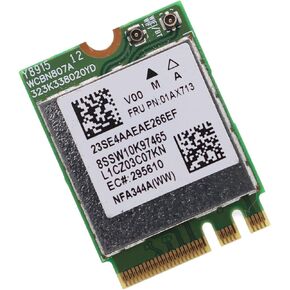 Deal4GO QCNFA344A 01AX713 802.11ac 867Mbps M.2 بطاقة محول واي فاي لاسلكية NFA344A بديلة لجهاز Lenovo ThinkPad E470 E475 E570 E575 Y520 V310-14 Yoga 710 720 910 920