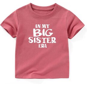 Going to Be a Big Sister Shirt for Girls Clothing in My Big Sister Era Toddler Shirts Girls Outfit Gifts