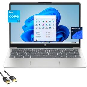 HP Laptop for Business & Student, 14" HD Anti Glare Display, 8-Core i3-N305 (Up to 3.80 GHz), 32GB RAM, 2TB PCle SSD, WiFi 6, Long Battery Life, Webcam, USB-C, BT, HDMI, PDG HDMI Cable, Win 11 Pro