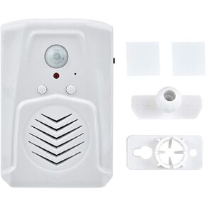 IR Motion Sensor Doorbell, PIR Infrared MP3 Audio Player Doorbell Powered Activated Alarm for Entry Door Motion Sensor Sound Player