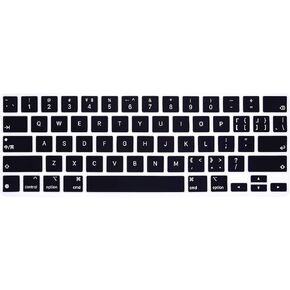 HRH Silicone Magic Keyboard Cover Skin for iPad Pro 12.9 Inch Magic Keyboard(4nd Generation) 2020 Model MXQU2LL/A,for iPad Pro 12.9 Keyboard Protector Accessories-Ombre Pink