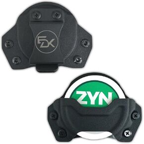 Clip Pouch Holster Compatible with Zyn Cans, (Black) Belt Accessory for Quick Access and Stylish Storage