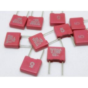 Generic 10PCS 68nf 0.068uf 683 63V WIMA MKS2 Audio Grade Metalized Polyester Capacitor